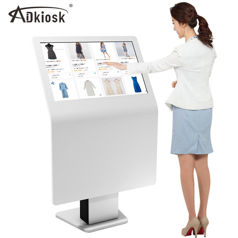 Signage Digital Luar Ruangan Interaktif Kustom 49 inci Floor Stand 16:9 Rasio aspek