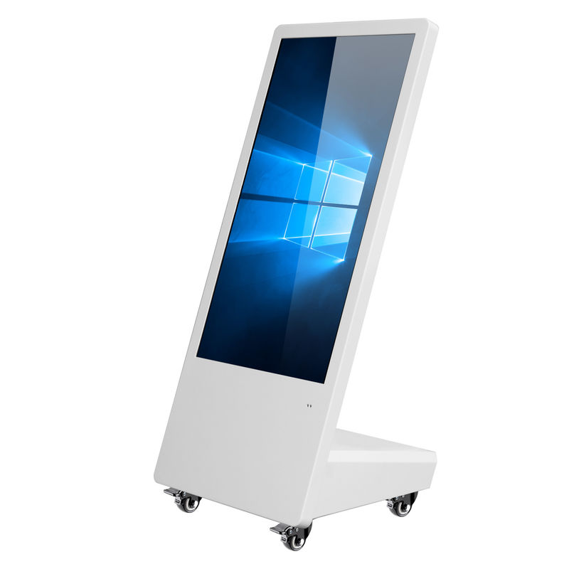 32 inci Floor Standing Digital Signage 16:09 Info LCD Display Advertising Player